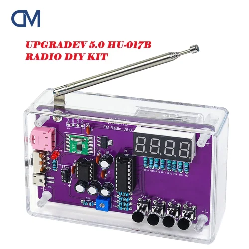 RDA5807S FM Radio Soldering Practice Kit